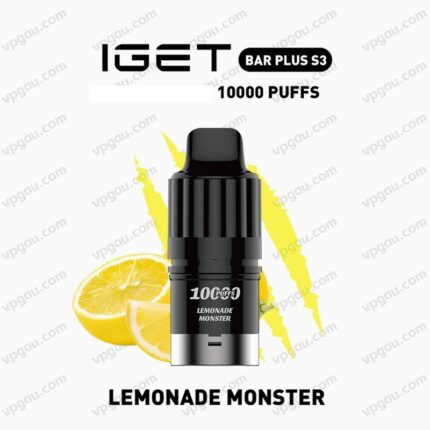 IGET BAR PLUS S3 POD Lemonade Monster