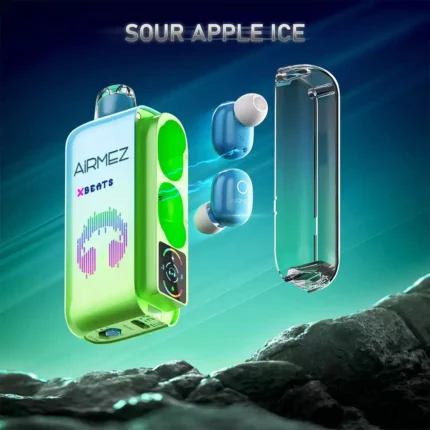 AIRMEZ XBEATS 40000 - Sour Apple Ice