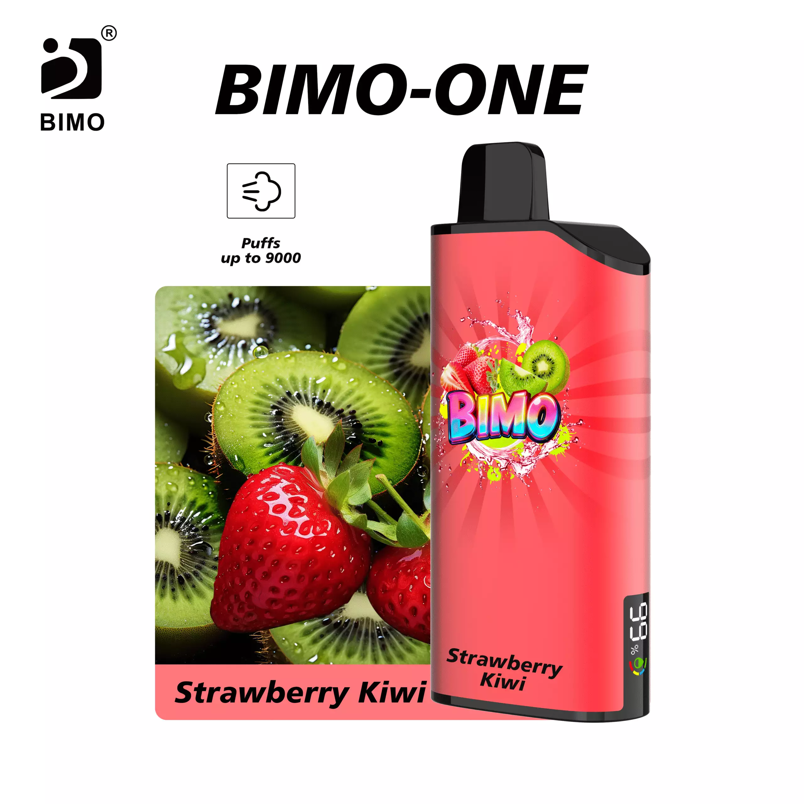 BIMO ONE 9000 Strawberry-Kiwi-scaled